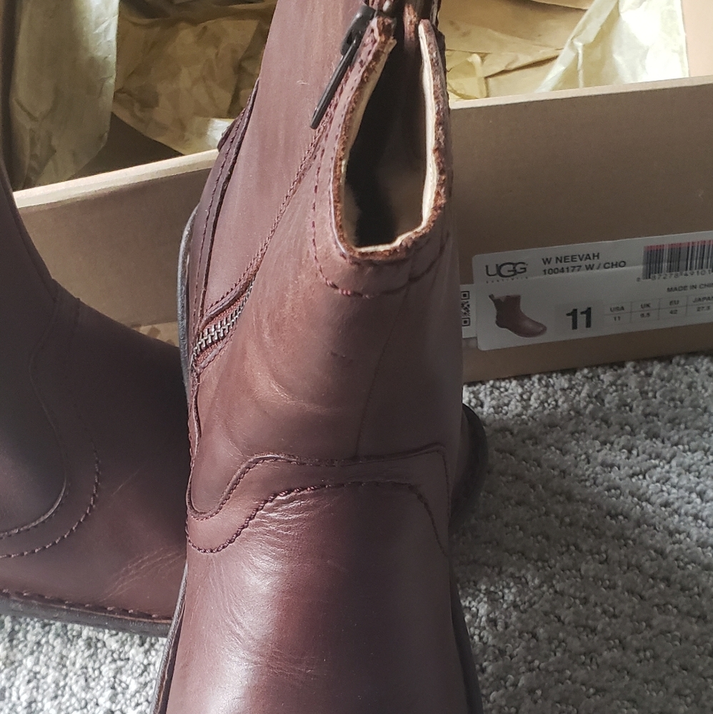 Leather ugg boots